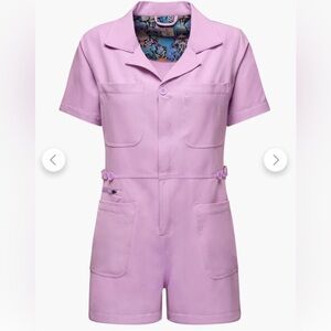 Shredly Trail Romper - Wisteria